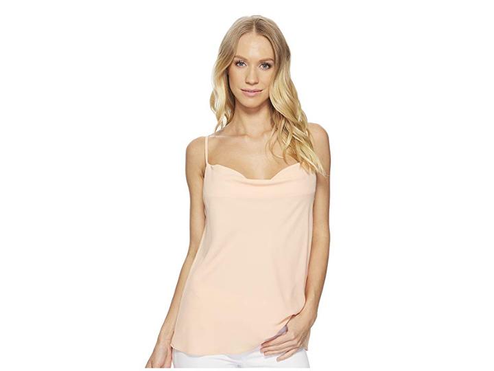 1.state Cowl Neck Camisole W/ Draped Back (golden Apricot) Women's Sleeveless