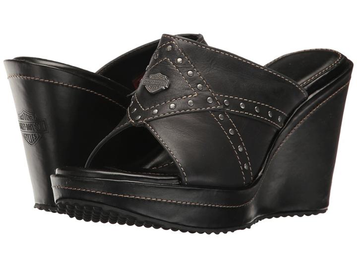 Harley-davidson Leawood (black) Women's Slide Shoes