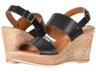 Bella-vita Cor-italy (black Italian Leather) Women's Sling Back Shoes