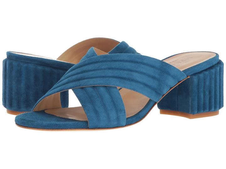 Sesto Meucci Malaga (bluette Suede) Women's Sandals