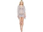 Tommy Bahama Tile Terrace V-neck Tunic Cover-up (white) Women's Swimwear