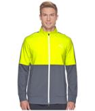 Puma Golf Pwrwarm Track Jacket (yellow/quiet Shade) Men's Coat