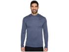 Nike Breathe Training Hoodie (light Carbon/thunder Blue/hyper Crimson) Men's Sweatshirt