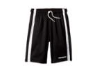 Converse Kids Chevron Vent Mesh Shorts (big Kids) (black) Boy's Shorts