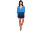 Green Dragon Take A Dip Eliza Kimono Sleeve Romper (sapphire) Women's Jumpsuit & Rompers One Piece