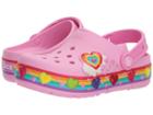 Crocs Kids Crocband Fun Lab Lights Clog (toddler/little Kid) (carnation) Kids Shoes