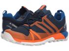 Adidas Outdoor Terrex Agravic Gtx(r) (collegiate Navy/orange/blue Beauty) Men's Shoes