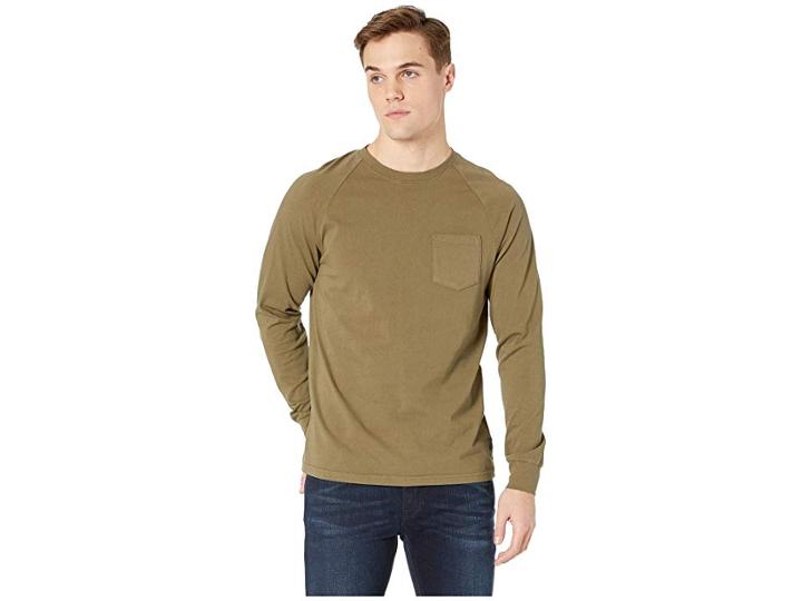 Roark Artifact Long Sleeve Knit (military) Men's Clothing
