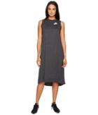Nike Sportswear Gym Classic Dress (black Heather/sail) Women's Dress