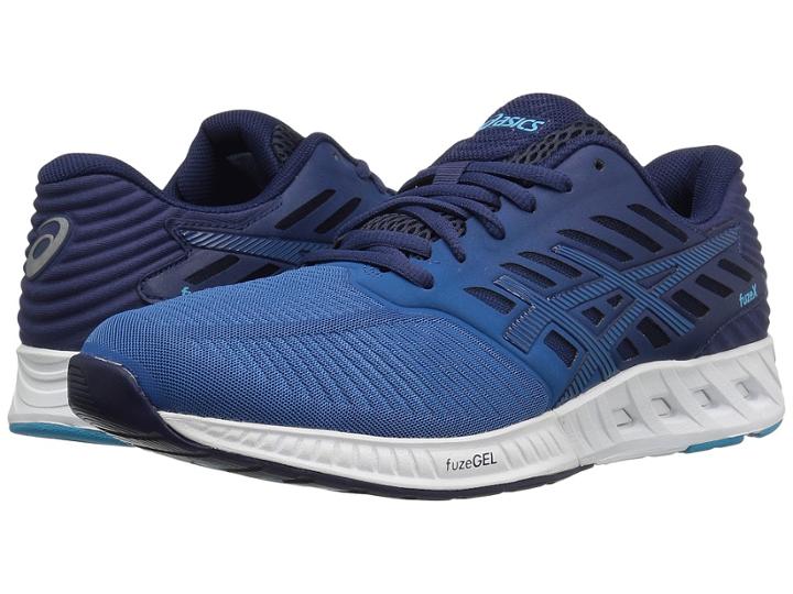 Asics Fuzextm (indigo Blue/indigo Blue/thunder Blue) Men's Running Shoes