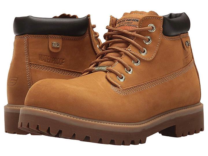 Skechers Verdict (wheat) Men's Lace-up Boots