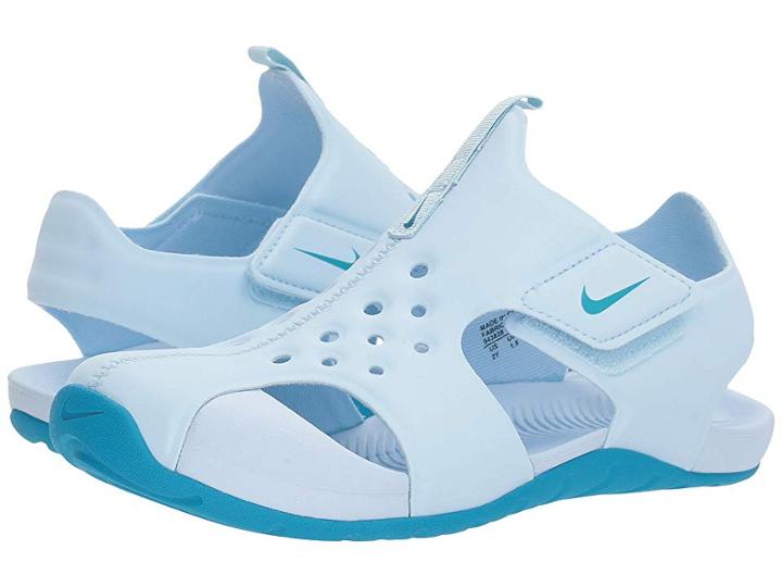 Nike Kids Sunray Protect 2 (little Kid/big Kid) (cobalt Tint/neo Turquoise) Girls Shoes