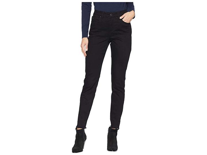 Fdj French Dressing Jeans Sunset Hues Olivia Slim Ankle (black) Women's Casual Pants