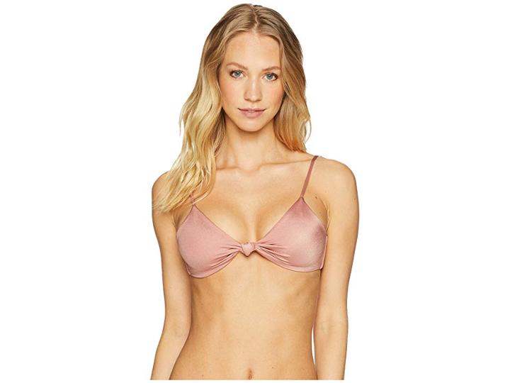 Spiritual Gangster Cozumel Top (rose Gold) Women's Swimwear
