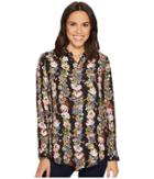 Equipment Essential (true Black Multi) Women's Blouse