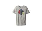 Nike Kids Dry Helmet Stickers Tee (little Kids/big Kids) (dark Grey Heather) Boy's T Shirt