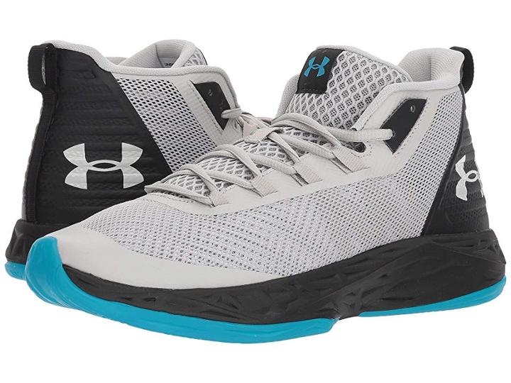 Under Armour Ua Jet Mid (ghost Gray/black/ghost Gray) Men's Shoes