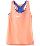 Nike Kids Breathe 2-in-1 Training Tank (little Kids/big Kids) (crimson Pulse/light Racer Blue/crimson Tint) Girl's Sleeveless
