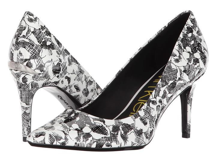 Calvin Klein Gayle Pump (black/white) High Heels