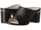 Cole Haan Laree Open Toe Mule (black Leather) Women's Clog/mule Shoes