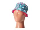 The North Face Kids Youth Sun Stash Hat (jaiden Green Print (sugary Pink)) Caps