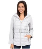 Kenneth Cole New York Quilted Softshell Jacket (stone) Women's Coat