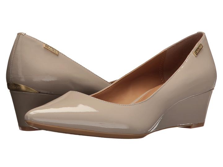 Calvin Klein Germina Wedge (clay Patent) Women's Shoes
