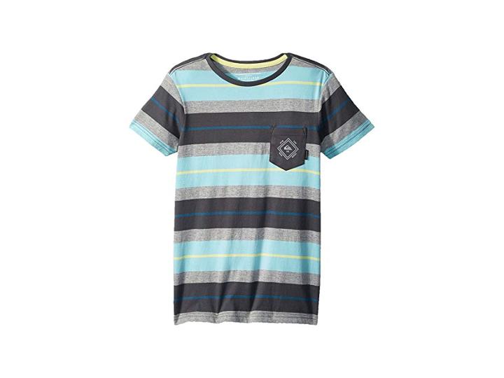 Quiksilver Kids Oloa Tee (big Kids) (iron Gate) Boy's Short Sleeve Pullover