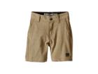 Billabong Kids Crossfire X Shorts (toddler/little Kids) (gravel) Boy's Shorts