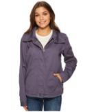 Roxy Watch The Sunrise Hooded Jacket (nightshadow Blue) Women's Coat