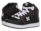Dc Kids Pure High-top (little Kid/big Kid) (black/pink) Girls Shoes