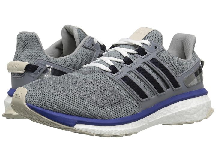 Adidas Running Energy Boost 3 (medium Grey Heather/unity Ink/vapour Green) Men's Running Shoes