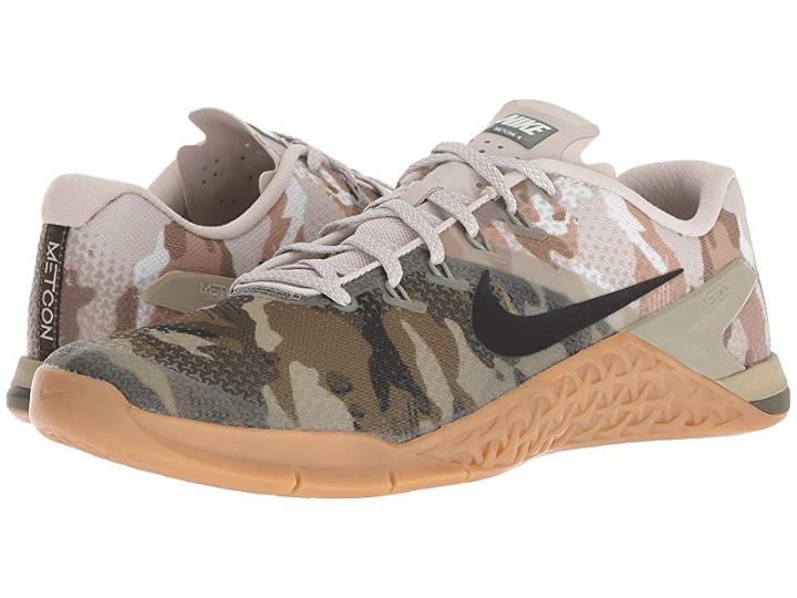 Nike Metcon 4 (olive Canvas/white/gum Medium Brown) Men's Cross Training Shoes