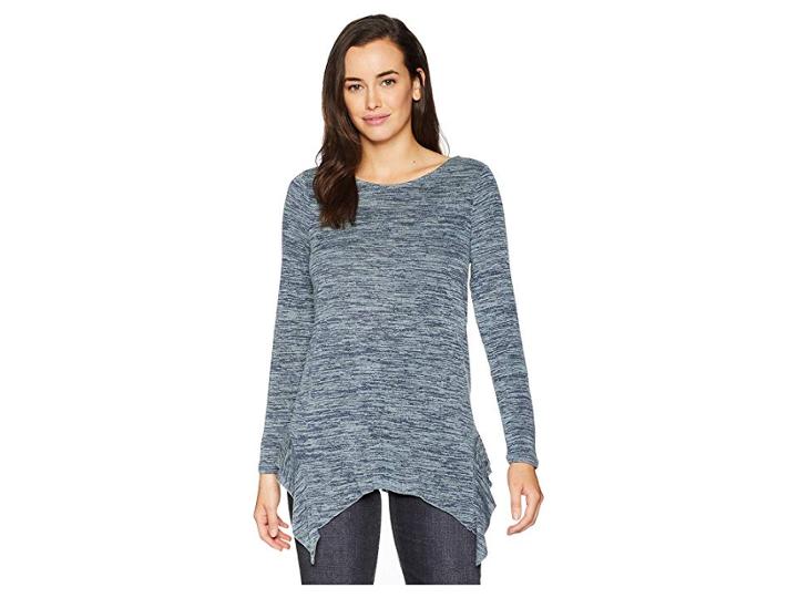 Nic+zoe Every Occasion Ruffle Top (seafoam) Women's Clothing