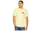 Huf Body Shop Short Sleeve Tee (sunset Yellow) Men's T Shirt