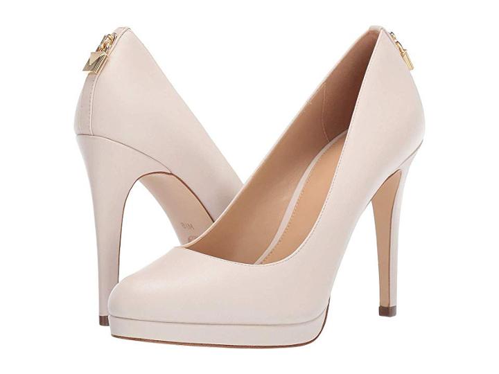 Michael Michael Kors Antoinette Pump (light Cream) High Heels