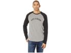 Life Is Good Vintage Baseball Long Sleeve T-shirt (heather Gray) Men's T Shirt