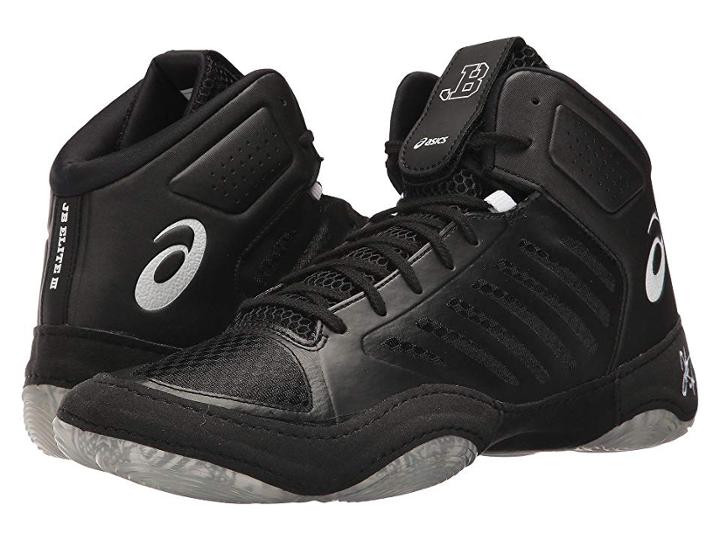 Asics Jb Elite Iii (black/white) Men's Wrestling Shoes