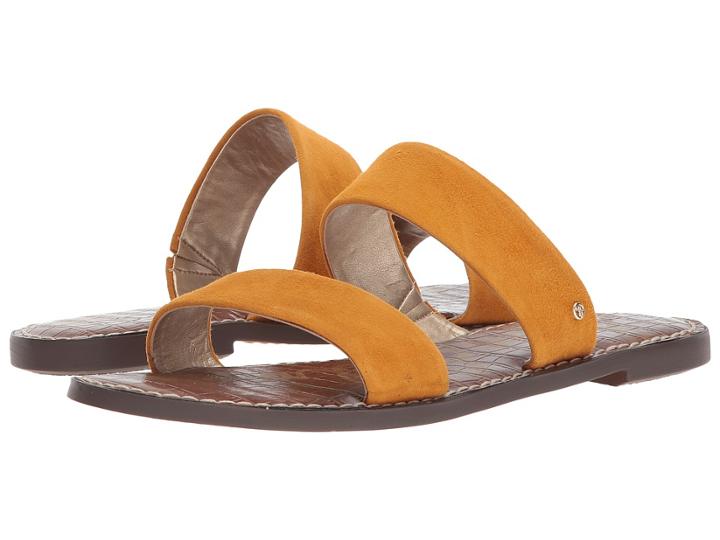 Sam Edelman Gala (yellow Kid Suede Leather) Women's Shoes