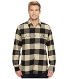 Filson Vintage Flannel Work Shirt (black/cream) Men's Clothing