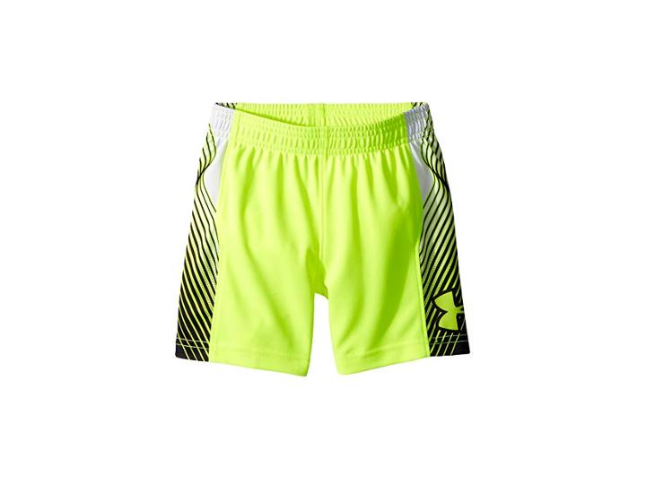Under Armour Kids Space The Floor Shorts (toddler) (hi Vis Yellow) Boy's Shorts