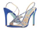 Blue By Betsey Johnson Aces (blue Satin) High Heels