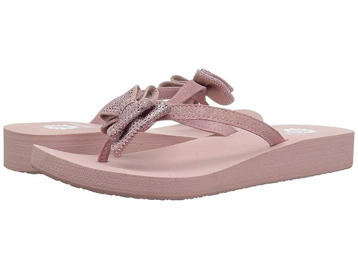 Yellow Box Bowtie (antique Rose) Women's Sandals