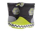 Crocs Kids Crocslights Lodge Point Boot (toddler/little Kid) (black/volt Green) Kids Shoes