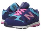 New Balance Kids 888 (infant/toddler) (blue/pink) Girls Shoes