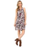 Brigitte Bailey Jamila Printed Sleeveless Dress With Back Detail (pink/multi) Women's Dress