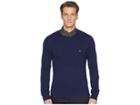 Todd Snyder Long Sleeve Cashmere T-shirt Sweater (navy/grey) Men's T Shirt