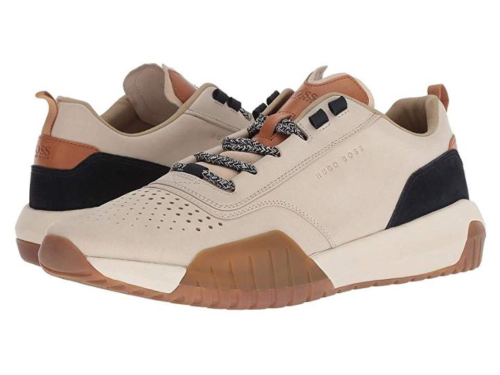Boss Hugo Boss Storm Running Mix Materials By Boss Green (natural) Men's Shoes