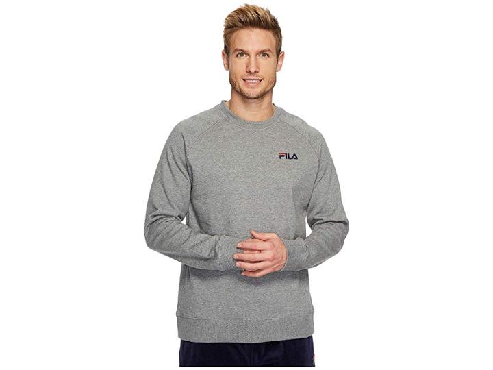 Fila Levi Crew (varsity Heather Grey) Men's Clothing