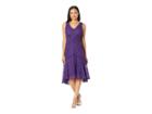 Taylor V-neck Sleeveless Lace Dress (purple) Women's Dress